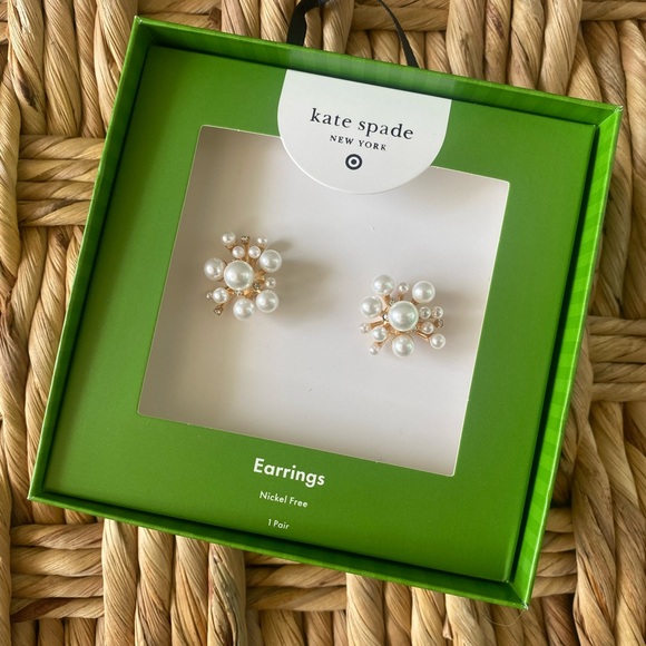 kate spade Jewelry - Kate Spade Pearl Cluster Earrings